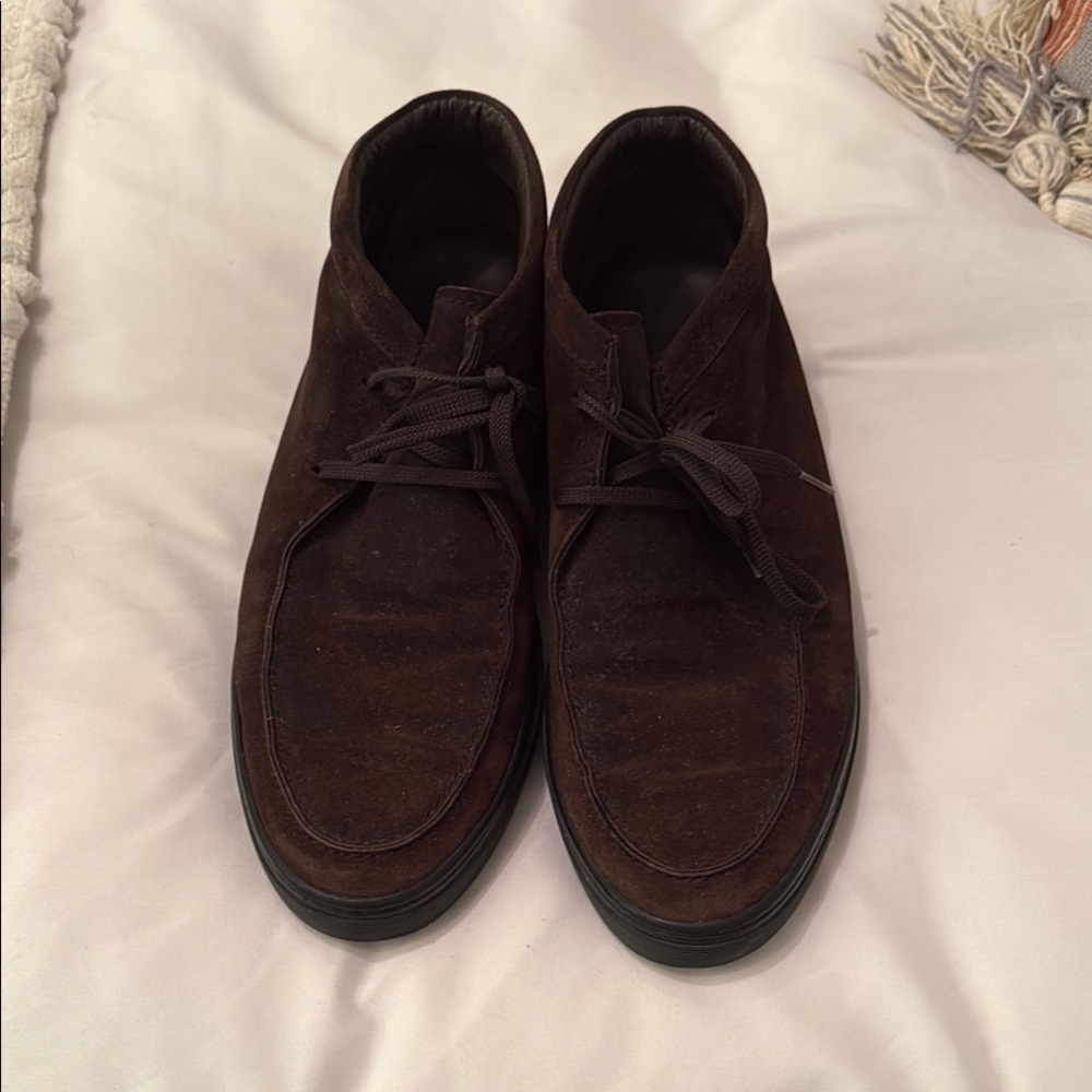Tod's Rich Brown Suede Chukka Boots